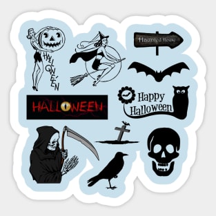 Halloween All Items Sticker